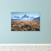 Toile Fitz Roy, Patagonie, Argentine (Insitu (Plancher de Bois))