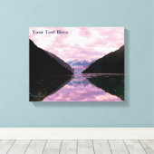 Toile Fjord Glacier (Insitu (Plancher de Bois))