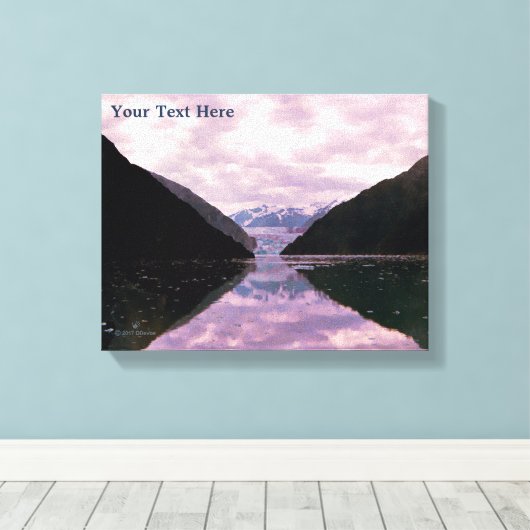 Toile Fjord Glacier (Insitu (Plancher de Bois))