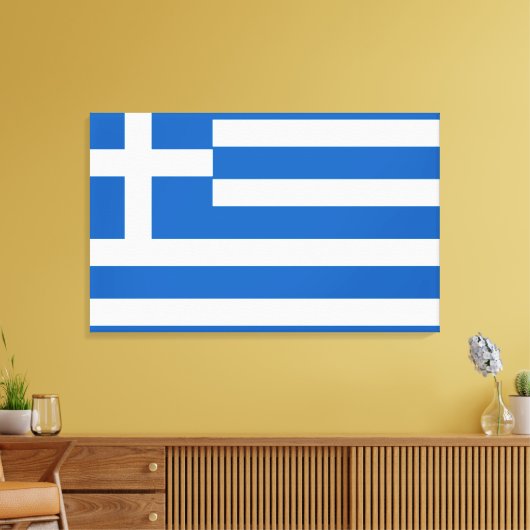 Toile Flag de Greece (Insitu(Salon))