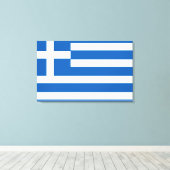 Toile Flag de Greece (Insitu (Plancher de Bois))