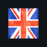 Toile Flag de Grunge<br><div class="desc">Grunge United Kingdom Flag. Le design est disponible sur d'autres produits.</div>