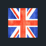 Toile Flag de Grunge<br><div class="desc">Grunge United Kingdom Flag. Le design est disponible sur d'autres produits.</div>