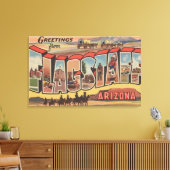 Toile Flagstaff, Arizona - Scènes de grandes lettres (Insitu(Salon))