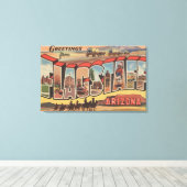 Toile Flagstaff, Arizona - Scènes de grandes lettres (Insitu (Plancher de Bois))