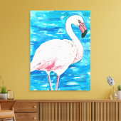 Toile Flamant rose (Insitu(Salon))