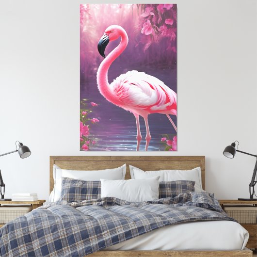 Toile Flamant rose (Insitu(Chambre))