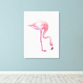 Toile Flamant rose (Insitu (Plancher de Bois))
