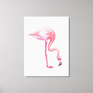 Toile Flamant rose