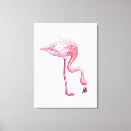 Toile Flamant rose (Recto)