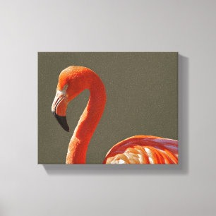 Toile Flamant rose