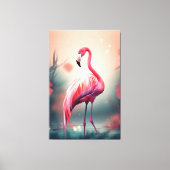 Toile Flamant rose (Recto)