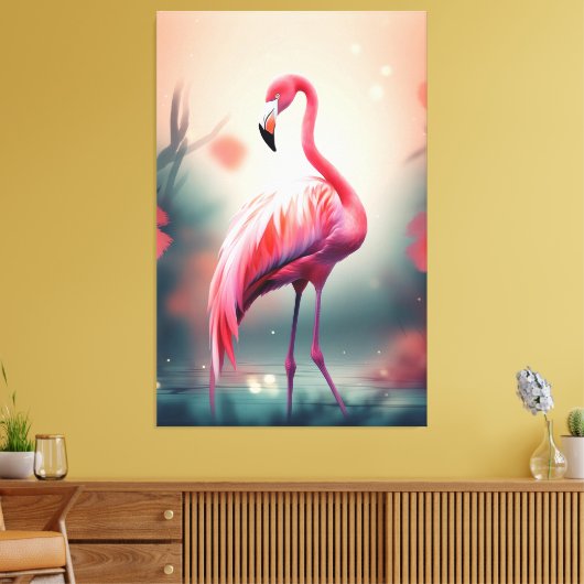 Toile Flamant rose (Insitu(Salon))
