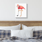 Toile Flamant rose à Golf avec Golf Club (Insitu(Chambre))