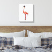Toile Flamant rose avec Casquette (Insitu(Chambre))