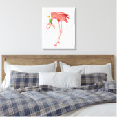 Toile Flamant rose avec Cocktail (Insitu(Chambre))