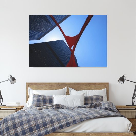 Toile Flamant rose de Chicago (Insitu(Chambre))