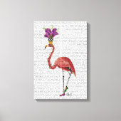 Toile Flamant rose Mardi Gras Complet (Recto)
