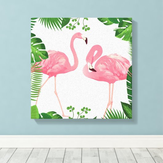 Toile Flamants roses (Insitu (Plancher de Bois))