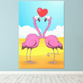 Toile Flamants Roses (Insitu (Plancher de Bois))