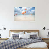 Toile Flamants roses Beach Aruba (Insitu(Chambre))