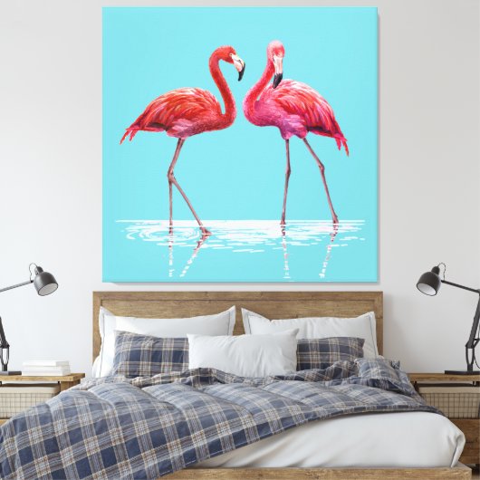 Toile Flamants roses - Tableaux (Insitu(Chambre))