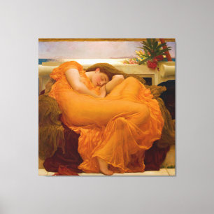 Toile Flamber juin par monsieur Frederic Leighton