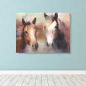 Toile Flamber l'Occident (Insitu (Plancher de Bois))