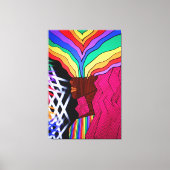 Toile Flamboyant sans titre (Recto)