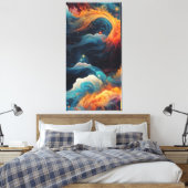 Toile Flame cosmique (Insitu(Chambre))