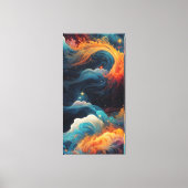 Toile Flame cosmique (Recto)