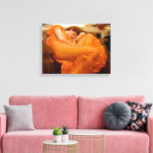 Toile Flaming Juin Peinture Par Frederic Leighton (Insitu(Salon))