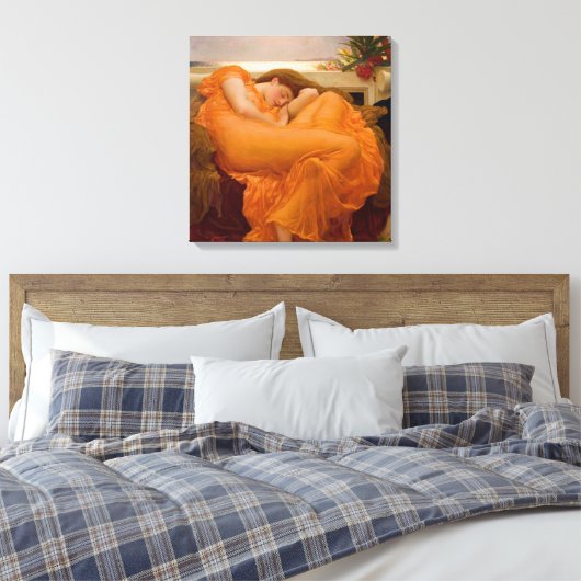 Toile Flaming June (par Frederic Leighton) (Insitu(Chambre))