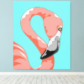 Toile Flamingo | Flamingo Bird Print Art Venin (Insitu (Plancher de Bois))