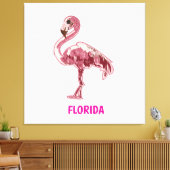 Toile Flamingo gemalter pinker Flamingo  (Insitu(Salon))