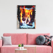 Toile Flamme (Insitu(Salon))