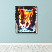 Toile Flamme (Insitu (Plancher de Bois))