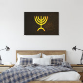Toile Flamme de Menorah (Insitu(Chambre))