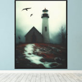 Toile "Flamme de solitude dans la masse" (Insitu (Plancher de Bois))