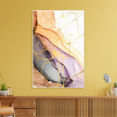 Toile Flammes d'art en marbre de nostalgie des teintes b (Insitu(Salon))