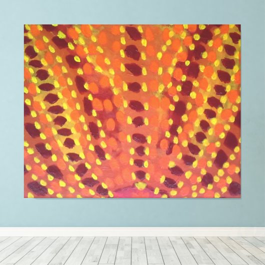 Toile Flammes et tirs d'imprimés d'art Abstrait (Insitu (Plancher de Bois))