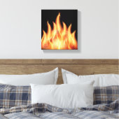 Toile flammes vectorielles1- FLAMMES CHAUDES À FEU BRÛLA (Insitu(Chambre))
