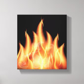 Toile flammes vectorielles1- FLAMMES CHAUDES À FEU BRÛLA (Recto)