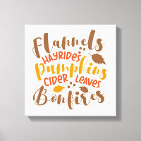 Flannels Hay Rides Citrouille cidre Feuilles Bonfi