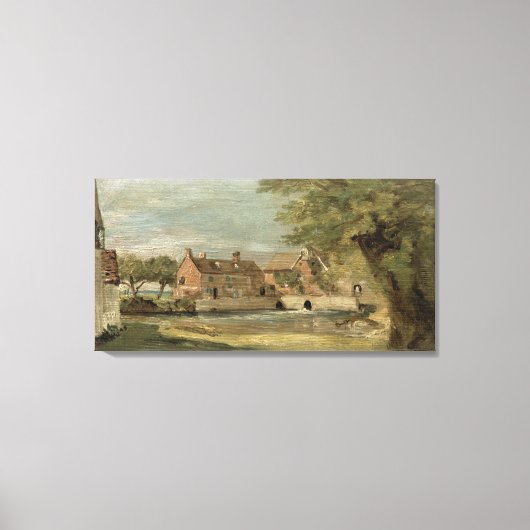 Toile Flatford Mill (huile sur panneau) (Recto)