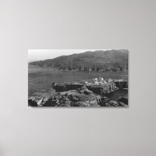 Toile Flatterie d'île et de cap de Tatoosh, Washington