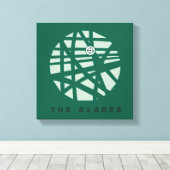 Toile Flèche | Carte de la ville de Glades (Insitu (Plancher de Bois))