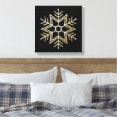 Toile Flèche de neige en argent et en or (Insitu(Chambre))