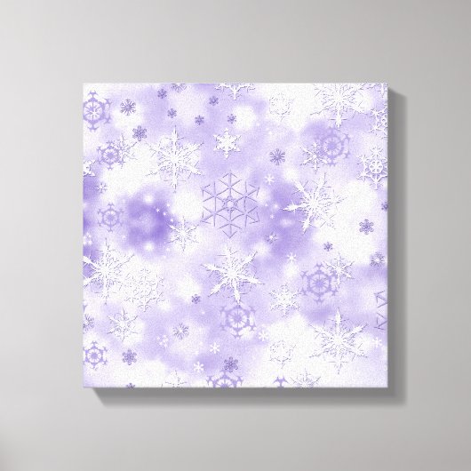 Toile Flèche de neige violette (Recto)