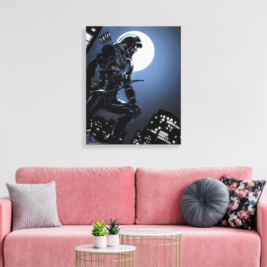 Toile Flèche | Flèche verte au clair de lune (Insitu(Salon))